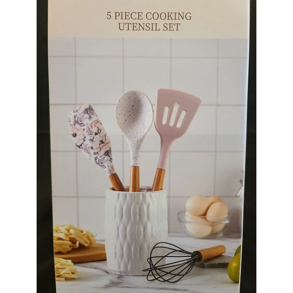 Cook with Color 5 Piece Cooking Utensil Set